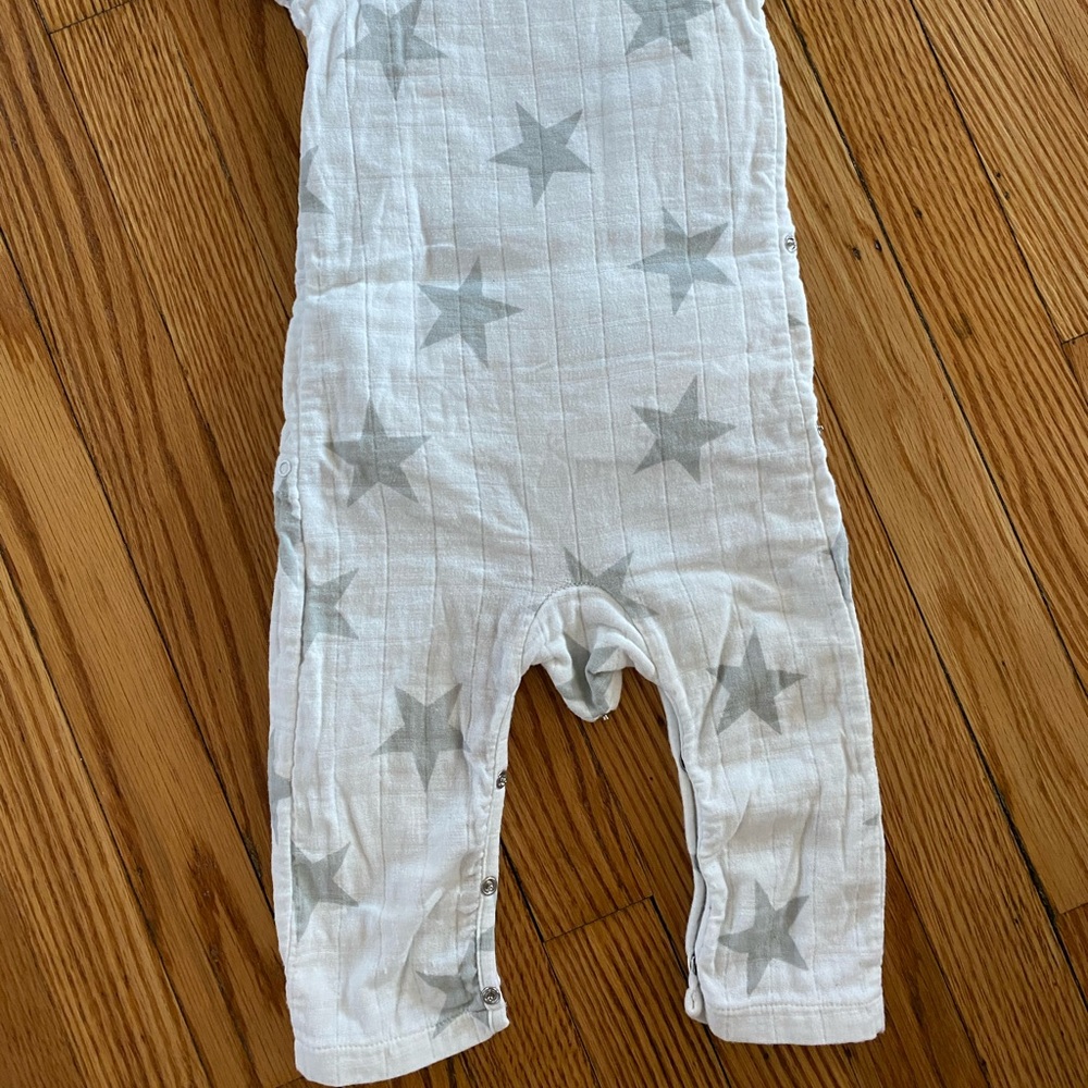 Aden+Anais Short Sleeve Kimono One Piece 6-9Months